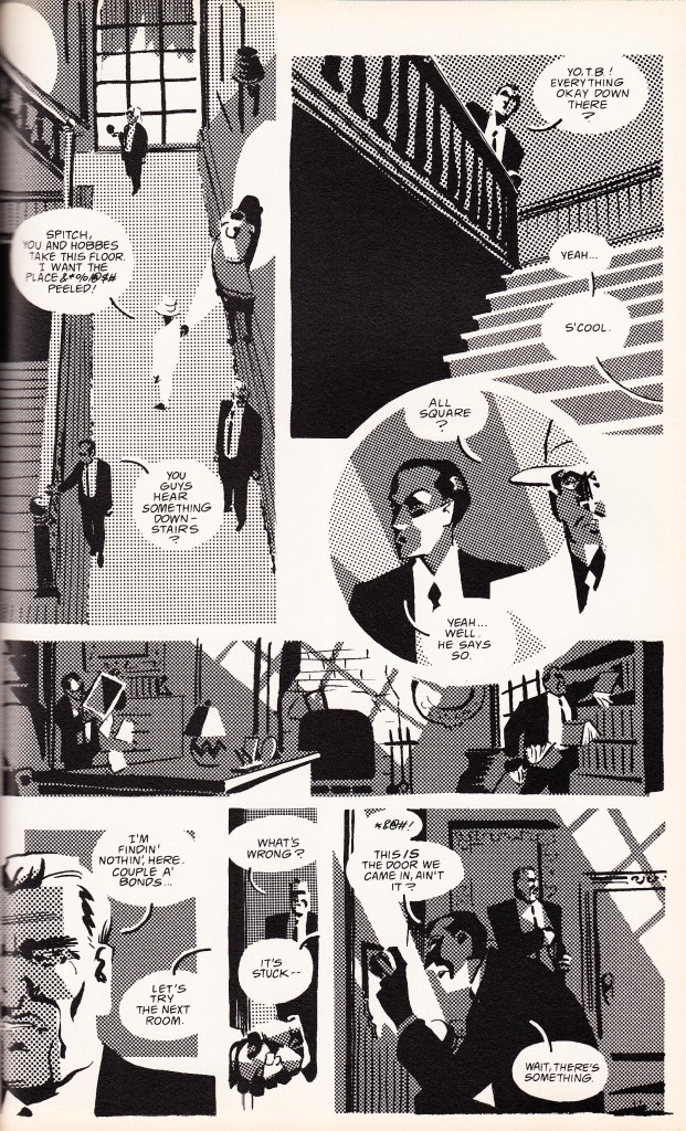 Matt Wagner uses halftone to create an unique effect