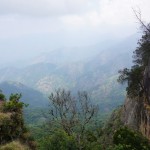 Kodai valley was visible from the elevated view point inside the Gunaa caves compound.