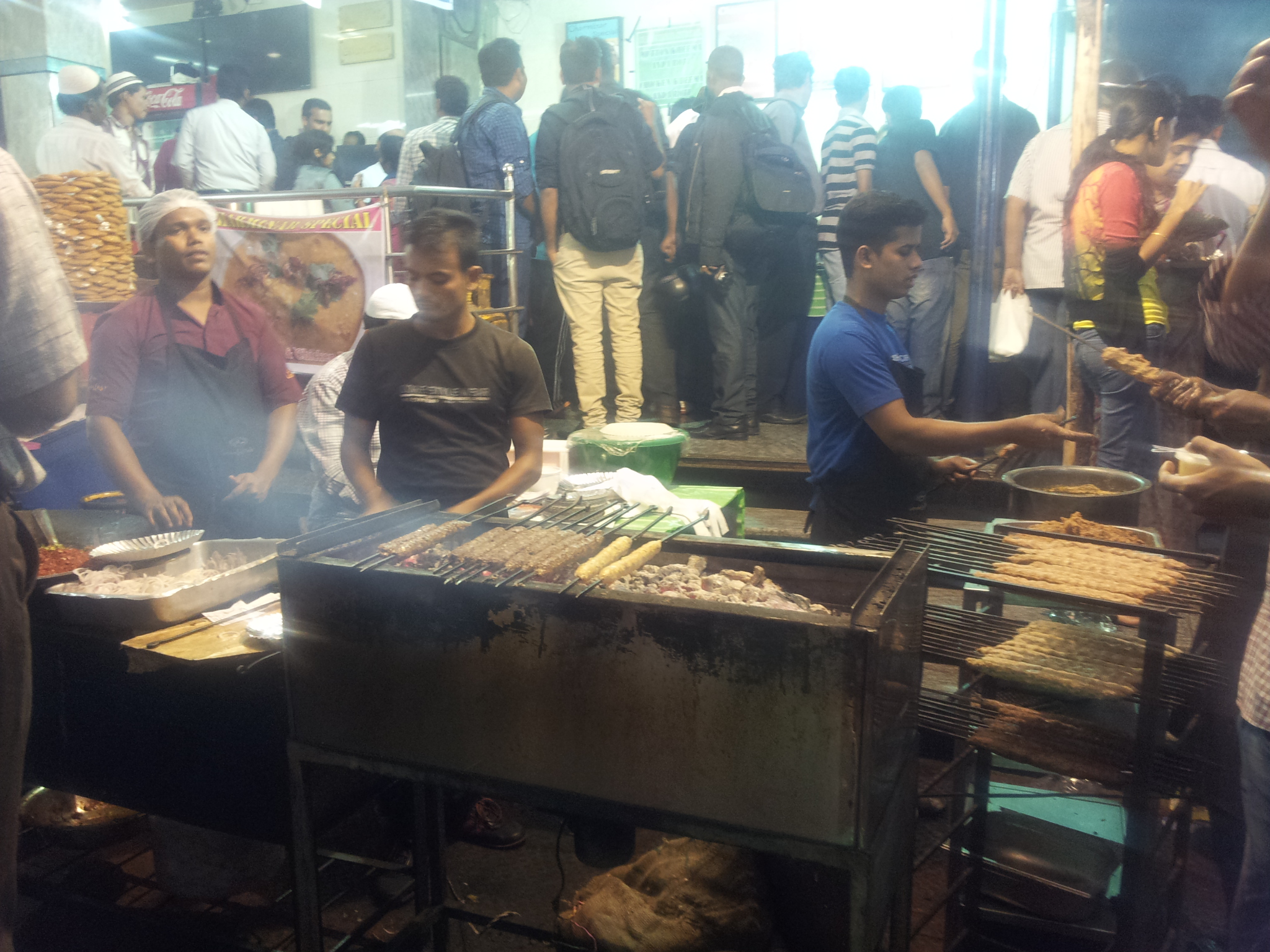 A dedicated section for minced seekh kebabs in the shop adjacent to mosque. They had dedicated sections for various types of sweets and deep fried items.