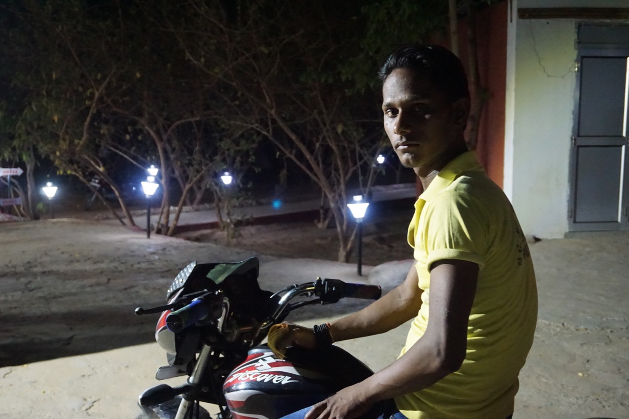 Kushal gave us a lift to our hotel.