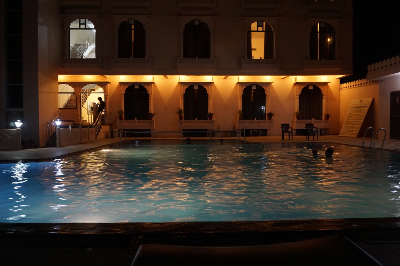 Nothing beats Rajasthan heat like a an extended pool session.