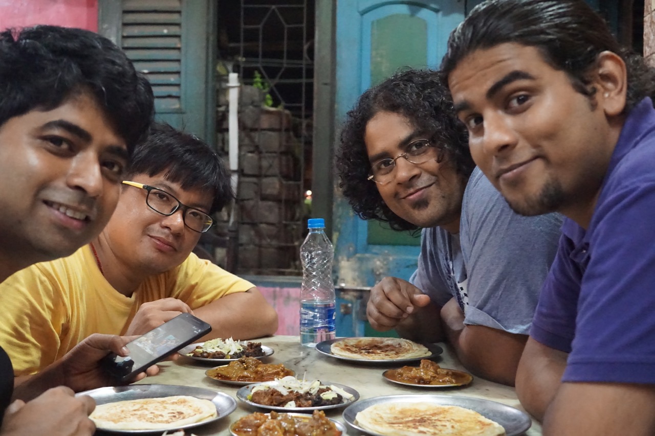 &hellip;this is us with the food.