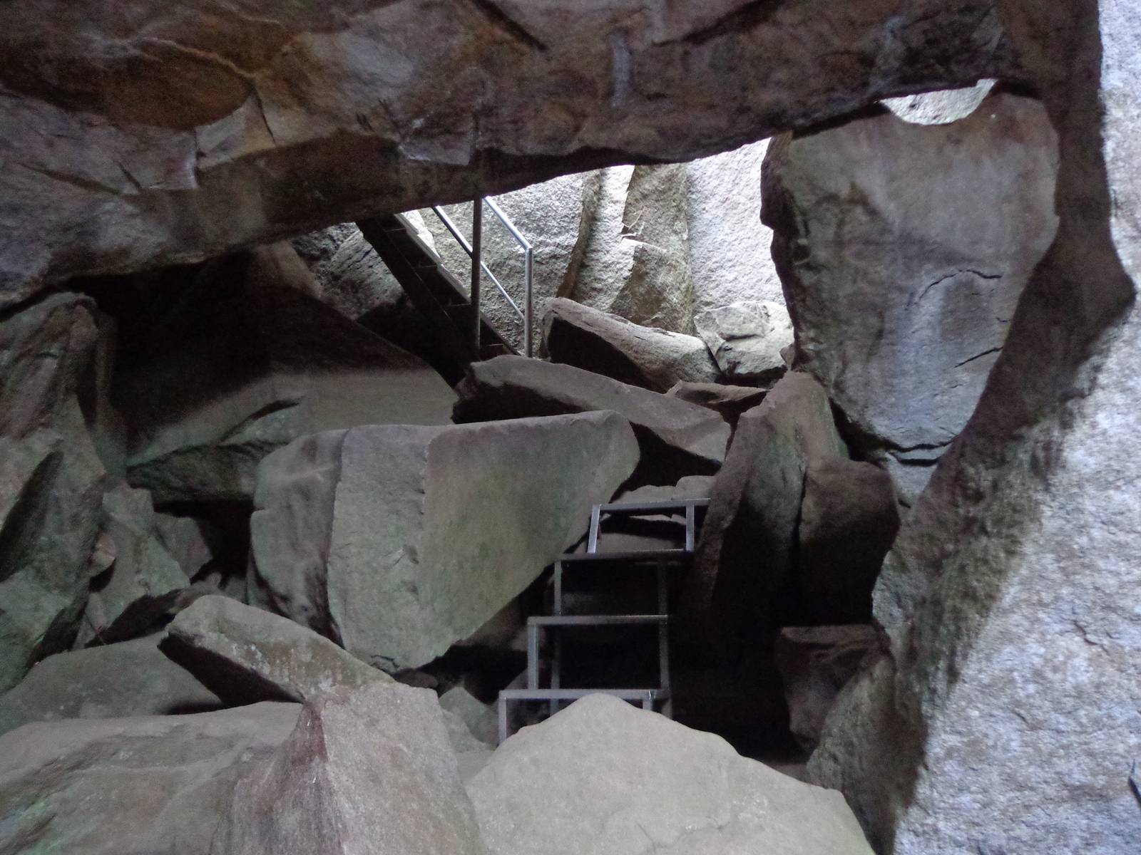 Edakkal caves consists of two cavities. This one is at a lower altitude.