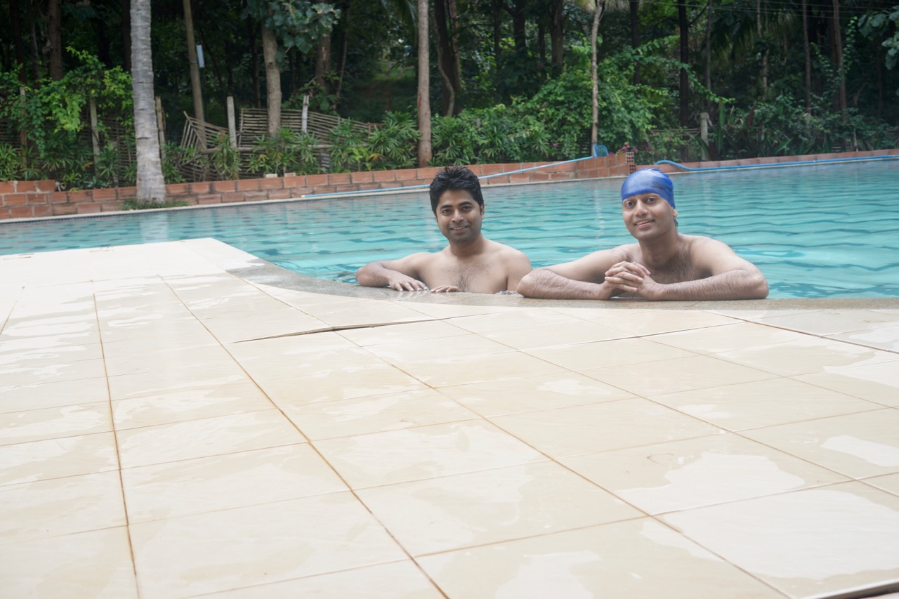 This is Rueben with his blue swimming cap. Hold on, the story of stealing doesn&rsquo;t end there.