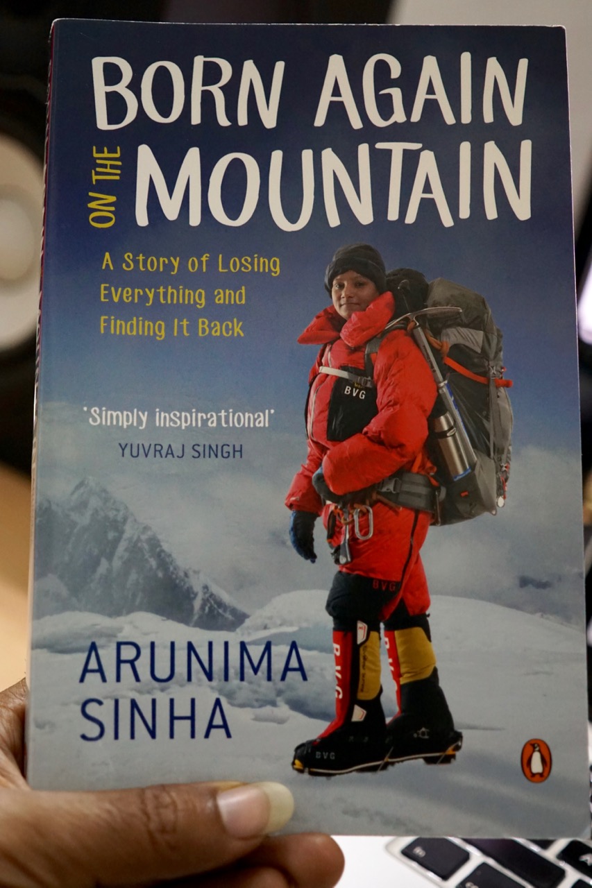The cover is not the one from the first pressing (which was a genuine image shot in the Himalayas). This one is probably shot in some studio after she became the brand ambassador of BVG. Or maybe it was shot in the mountains, but the guy using Photoshop did a poor job.