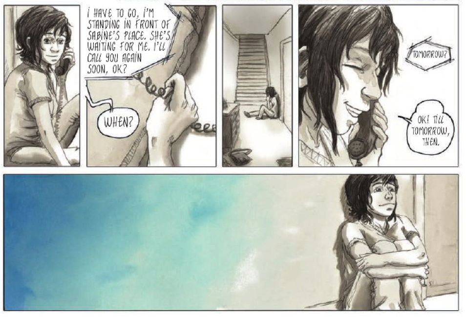 Blue is the colour of happiness as it slowly cloaks one of Clementine&rsquo;s fond memories.