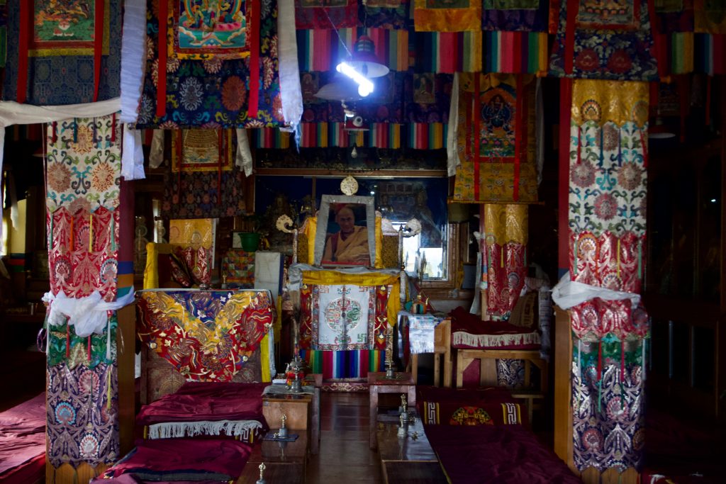The main (and new) prayer hall of the monastery.