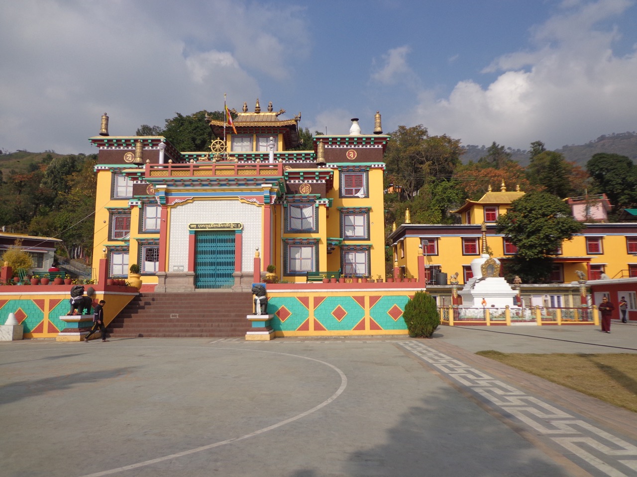 The Tashi Jong Monastery or technically, Khampagar Monastery at Tashi Jong.