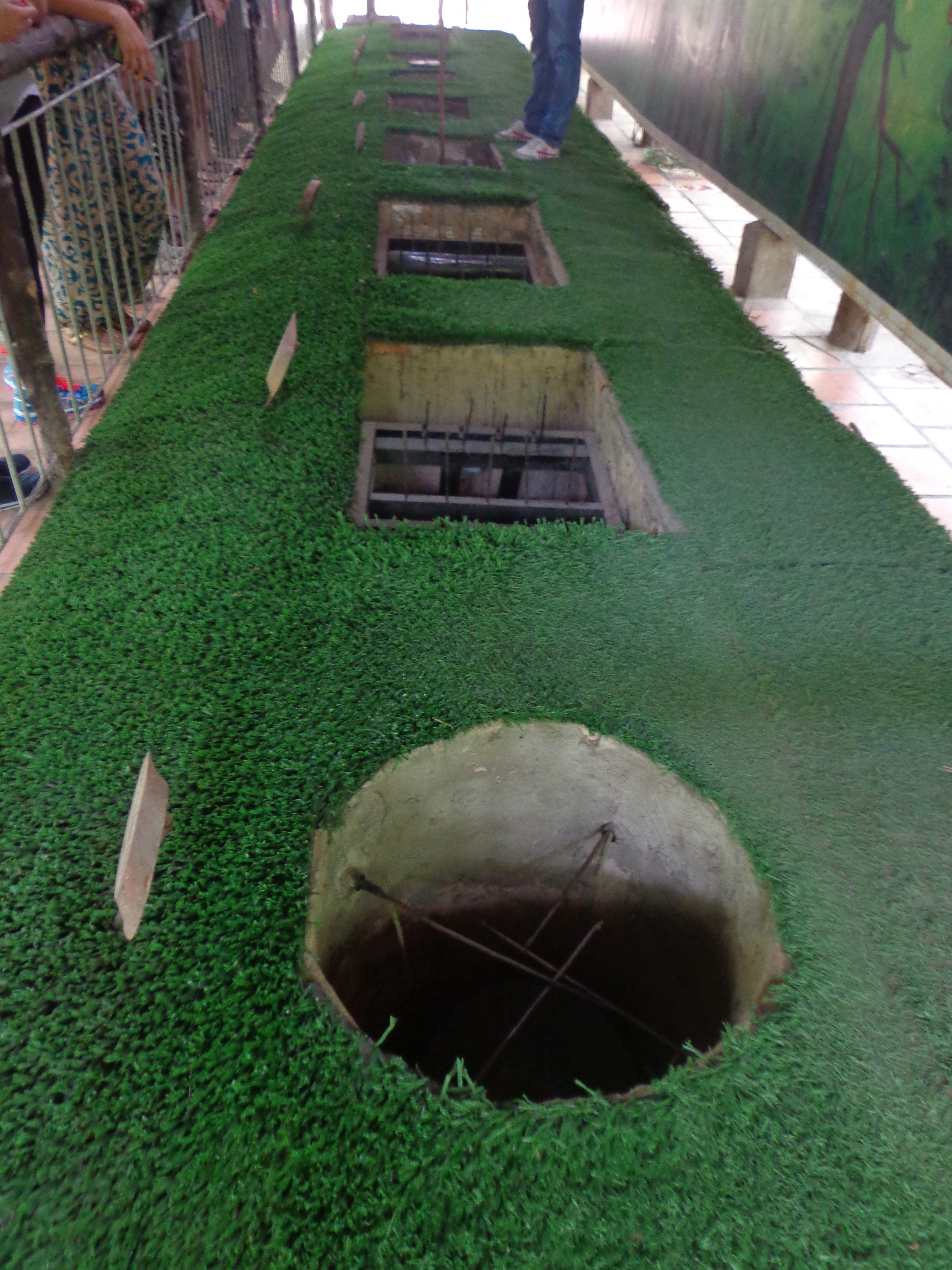 Many other kinds of operational booby traps are kept on display.