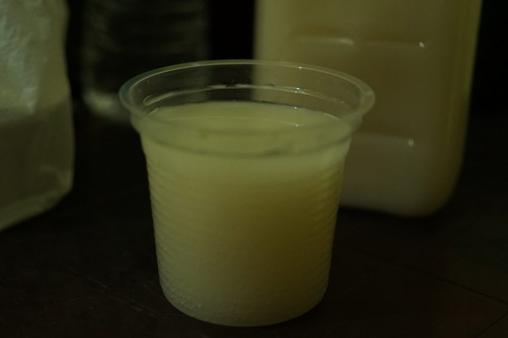 Maize baang-chaang. Baang-chaang in general refers to this low-alcohol drink that can also be prepared from rice, millets, and barley.