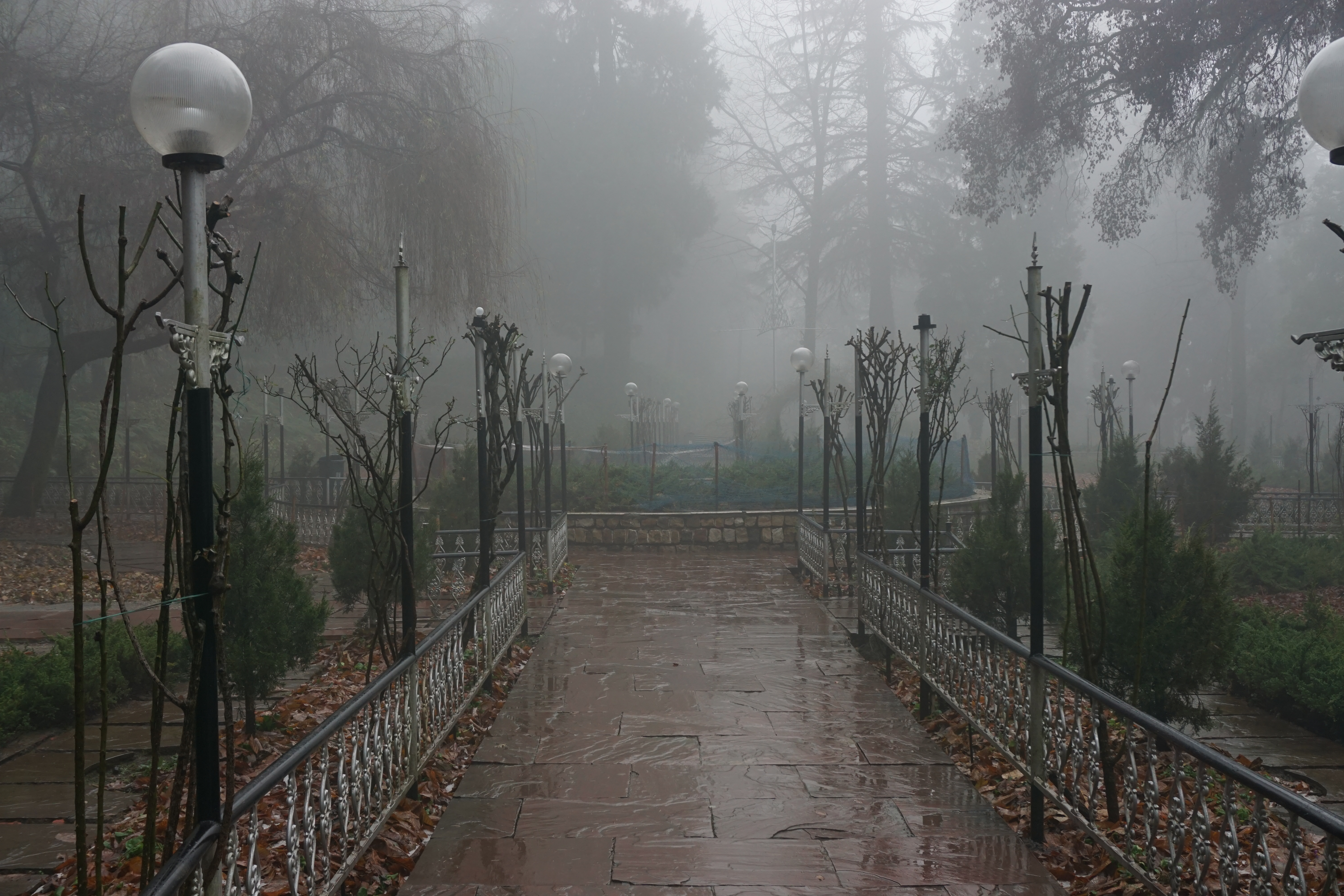 Company Garden&rsquo;s entrance.