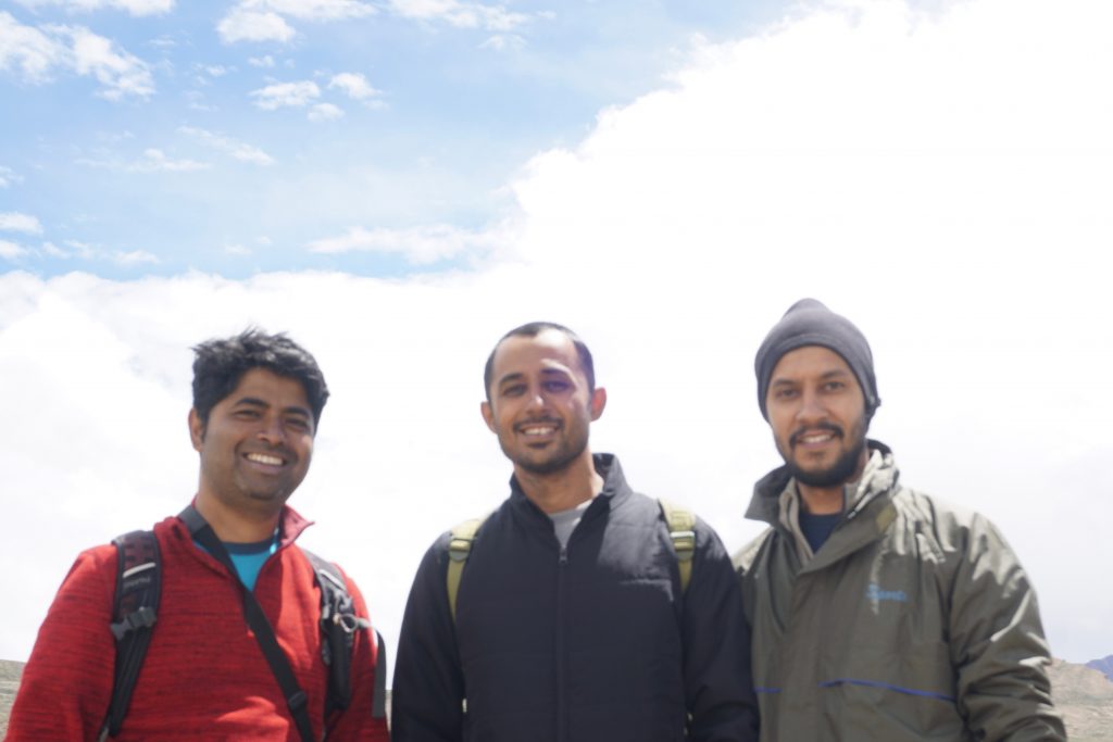 With Gaurav and his brother Saurav. (This is not the last time we would cross paths.)