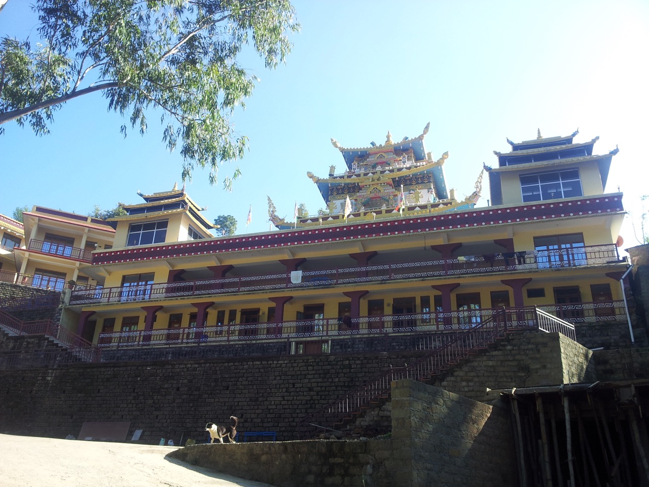 Zangdok Palri or the Lotus Light temple of Padmasambhava is located diametrically opposite to the huge idol. Every corner, including the three levels of the palace itself is open to the general public. There is a meditation centre adjacent to this building.