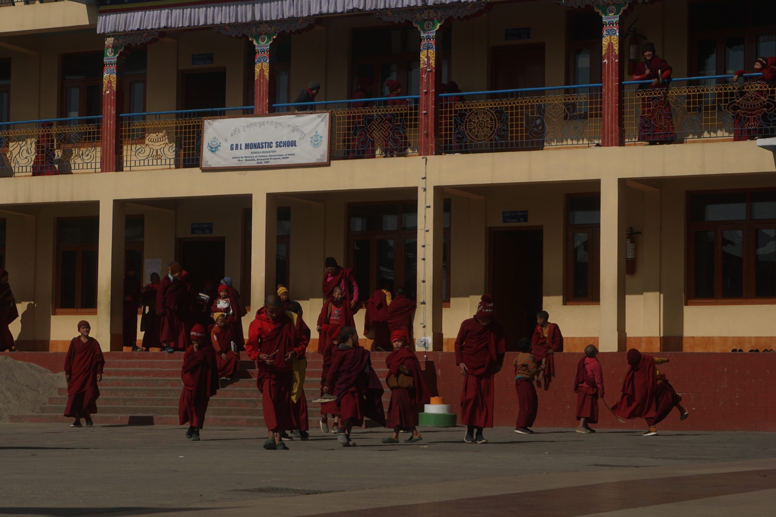 The younger ones enjoyed playing in the sun.