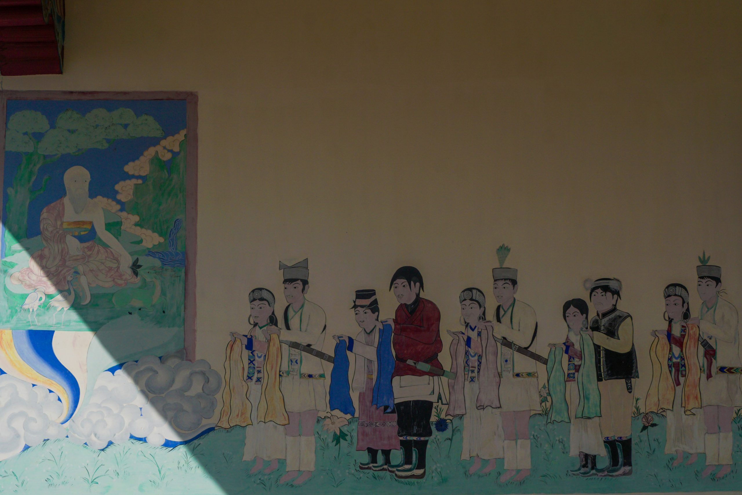 Mural on the Circuit House.