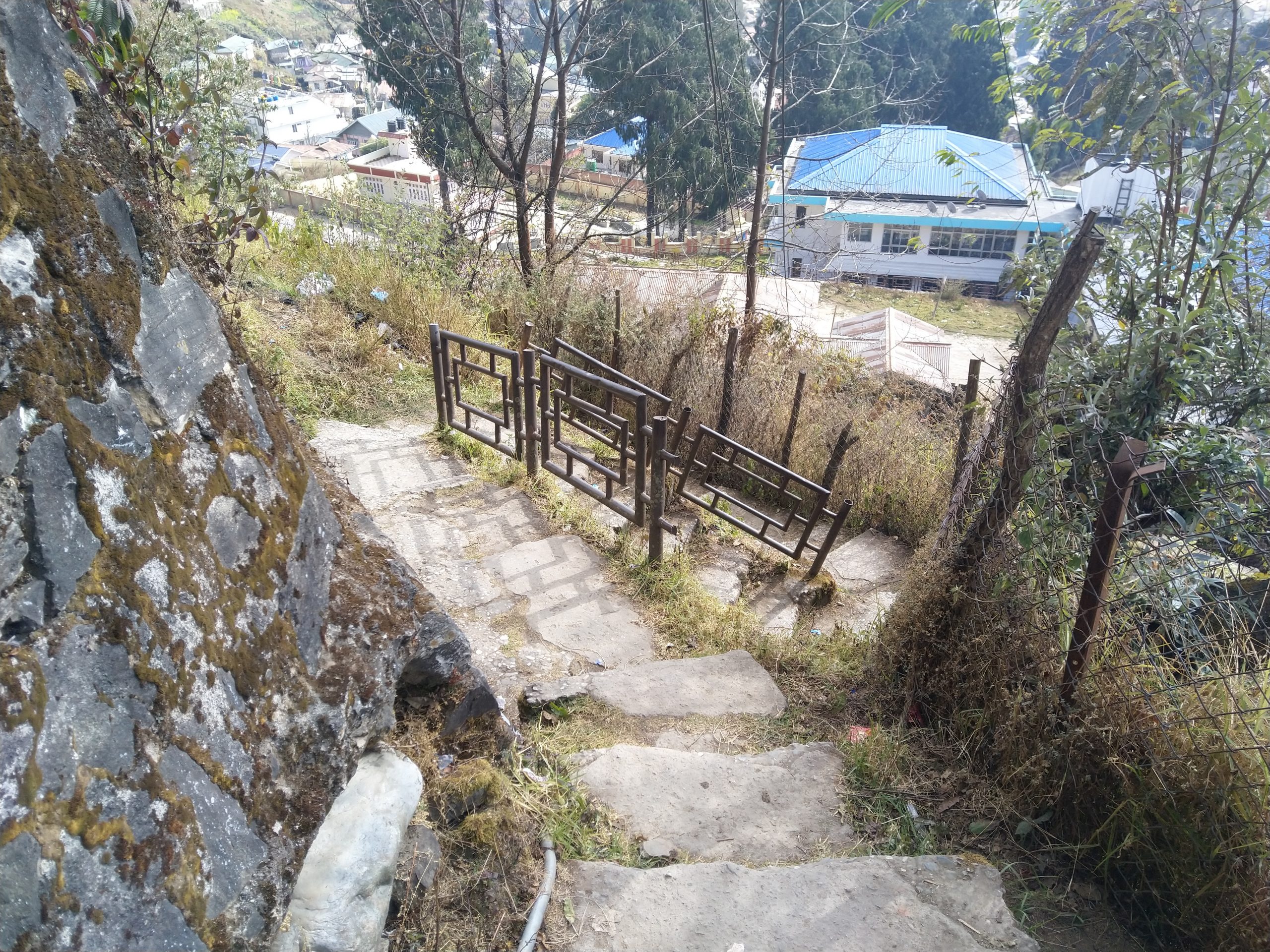 Unlike Dirang or Tawang, most shortcuts are well paved. Also unlike those places, many shortcuts are truncated by fences erected around private land.