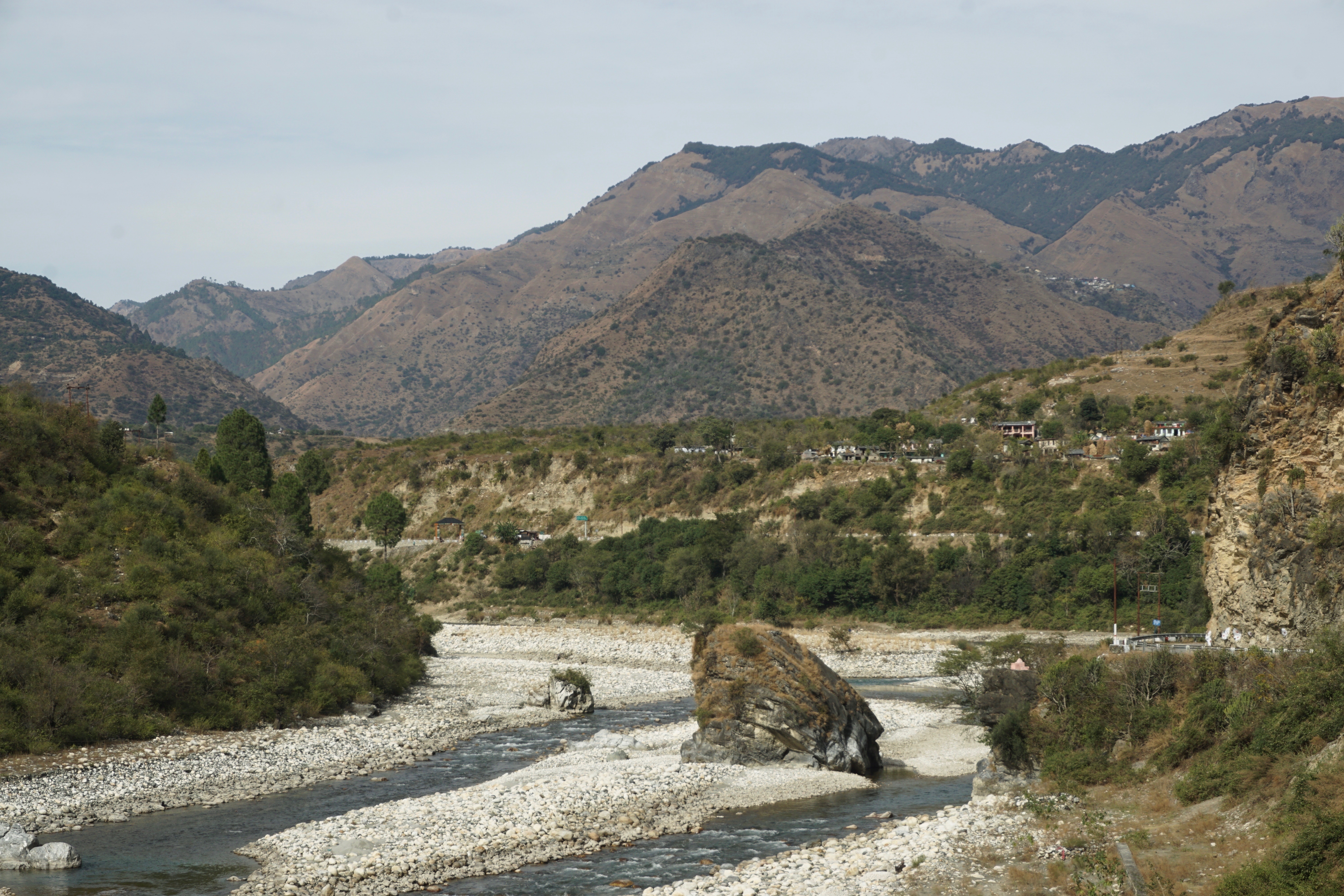 View of the valley from the place we had stopped.