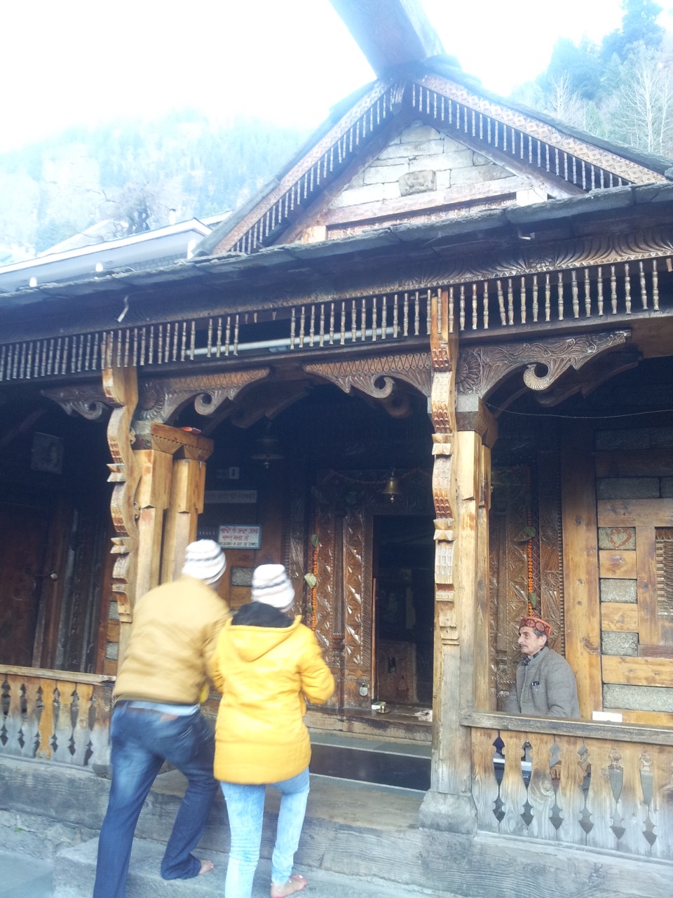 This is Vashistha&rsquo;s temple. Again, there is a whole myth associated with it along with a hot water spring bath.