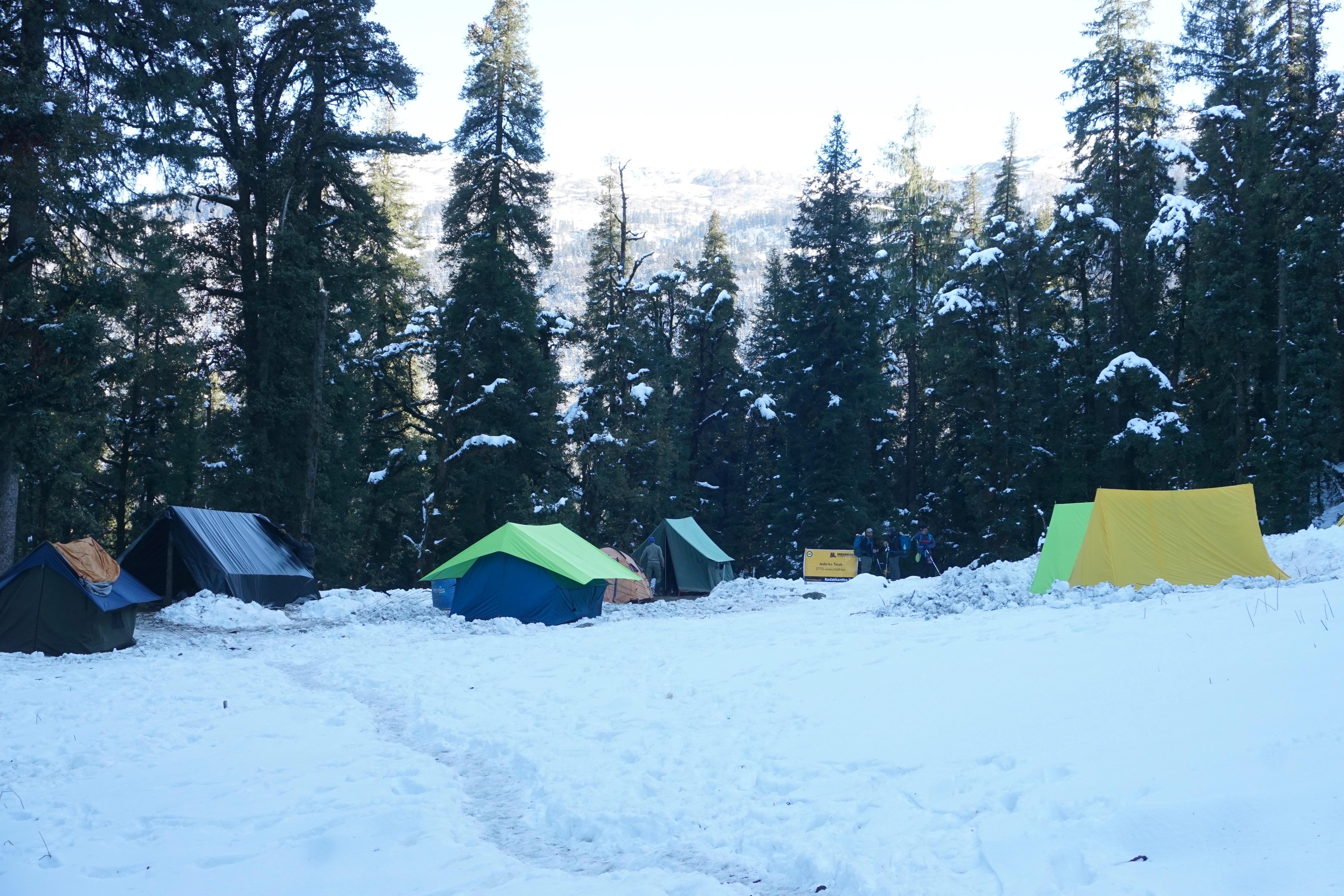 Juda-ka-Talab campsite.