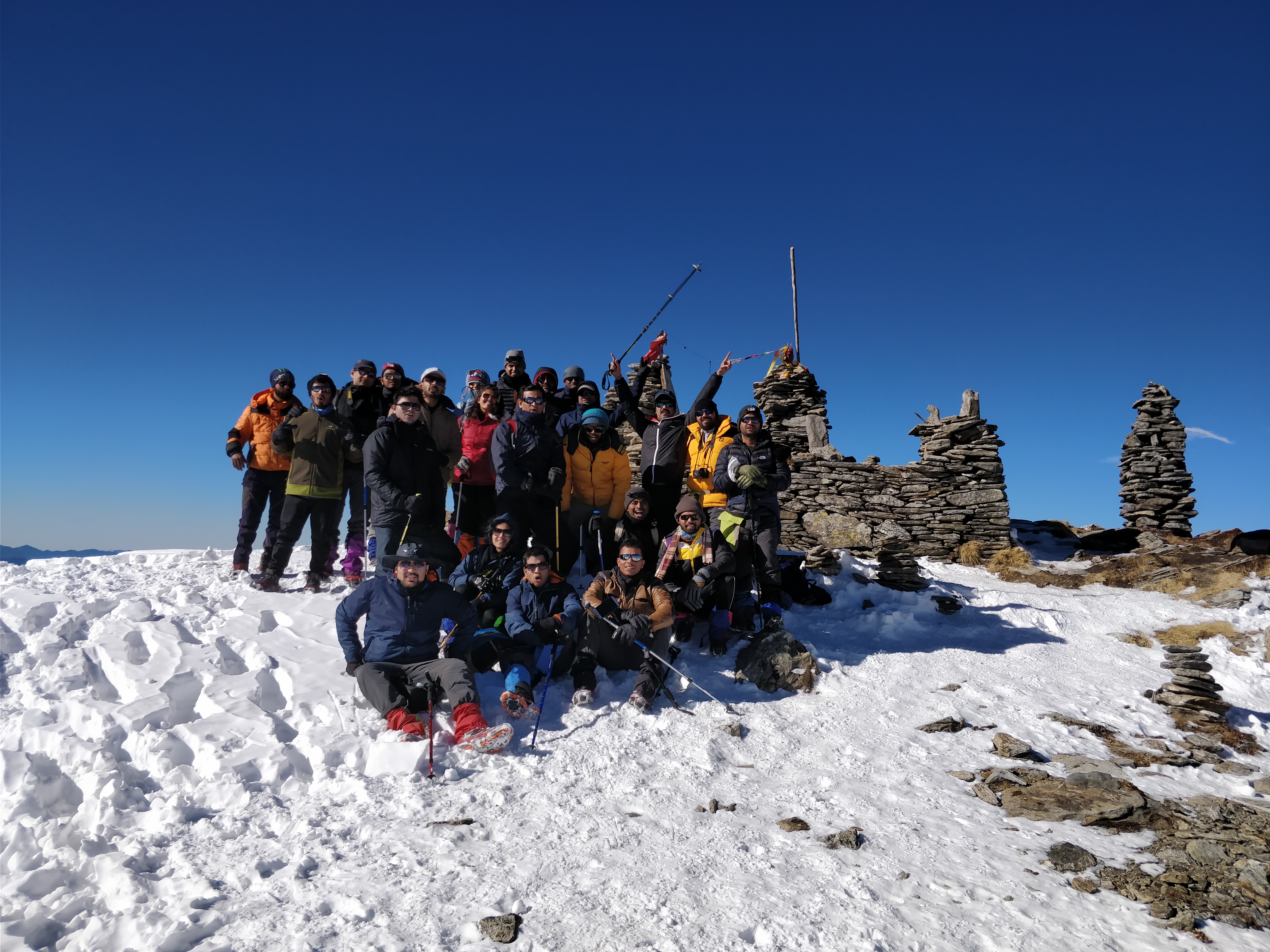 Group photo! PC: Karthik.