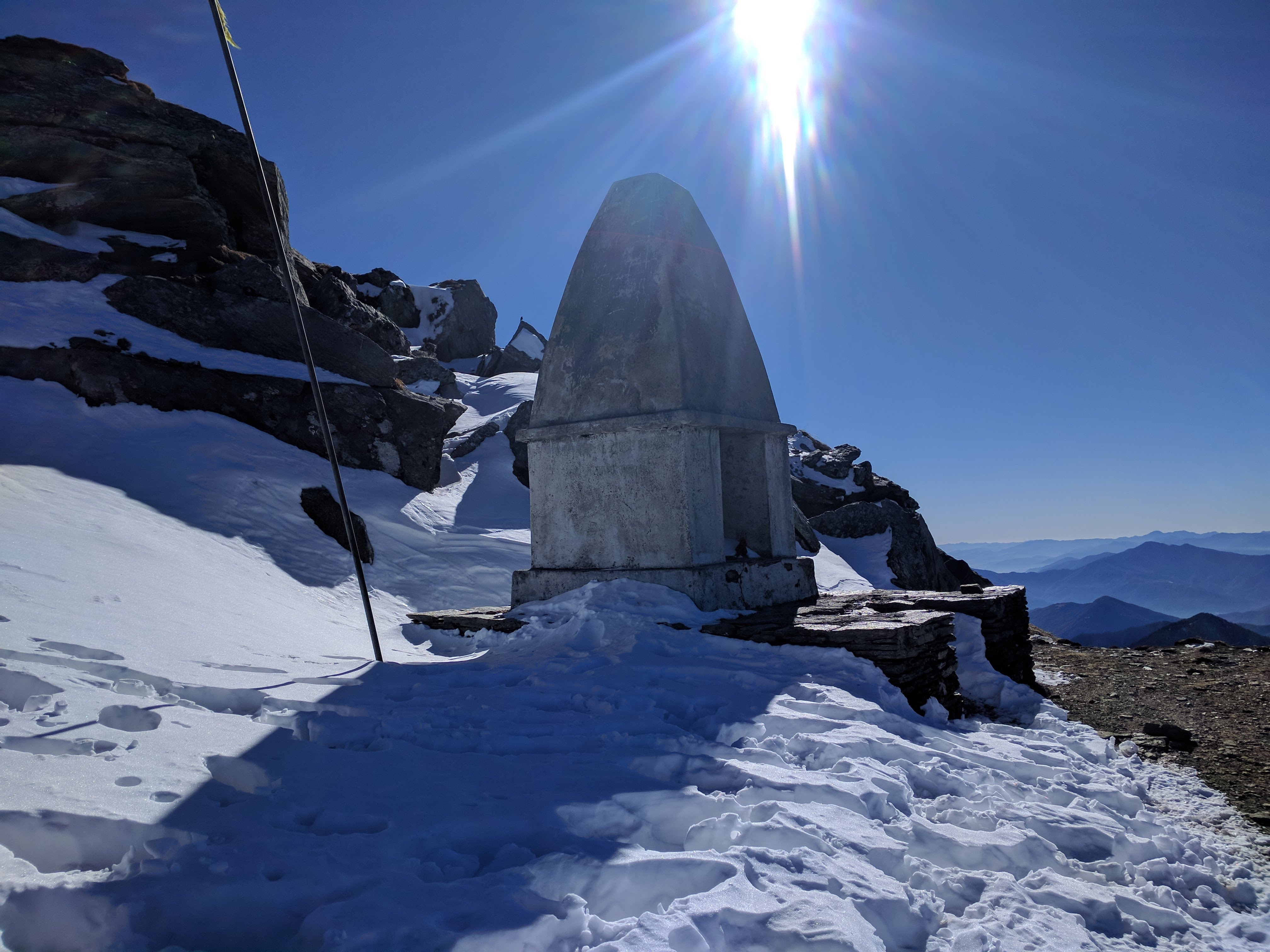 There was also a more modern looking, concrete Ganesh temple on the slopes behind the Shiva temple.