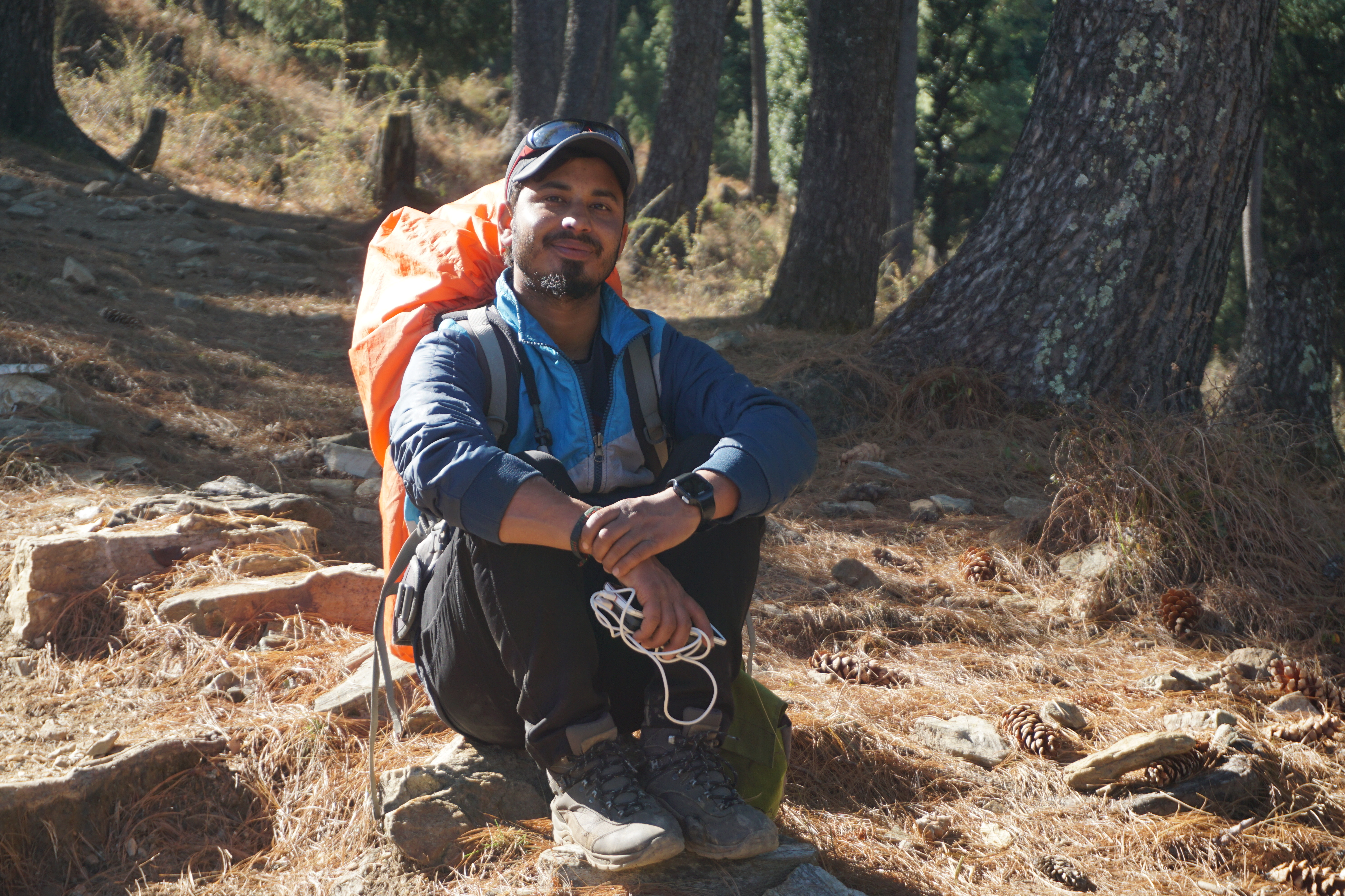 Dev, after doing a good job with the group.