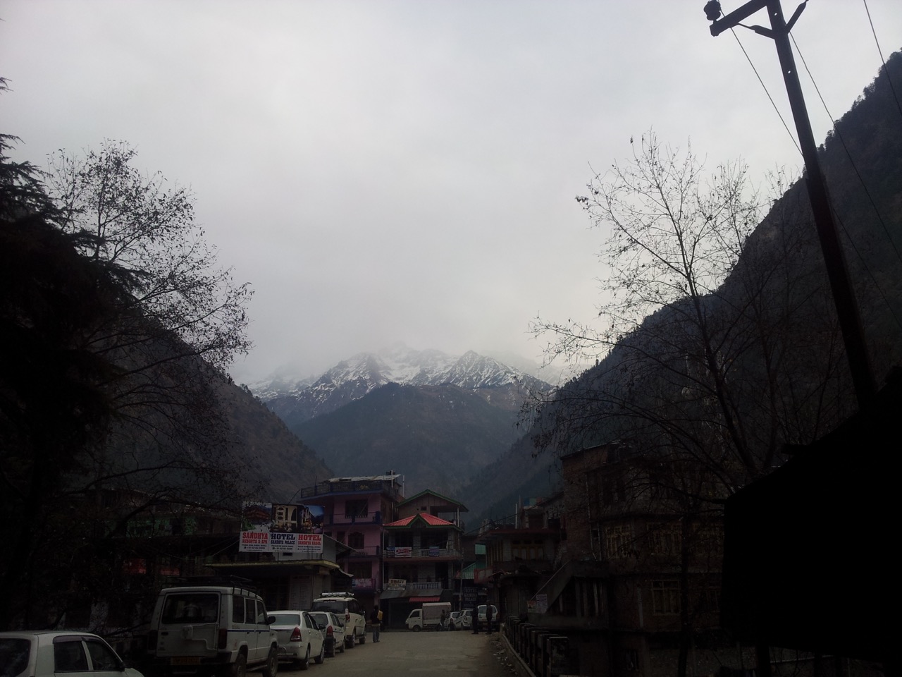 One last view of Annapurna in the darkness of &rsquo;early&rsquo; morning.