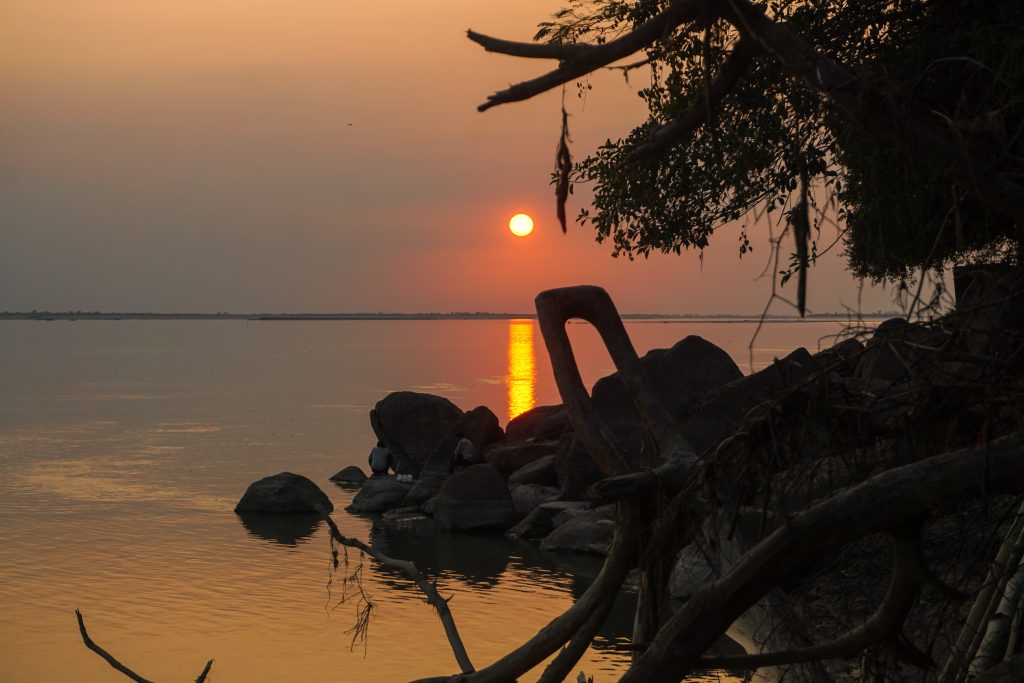 Sunset at Ganesh Ghat.