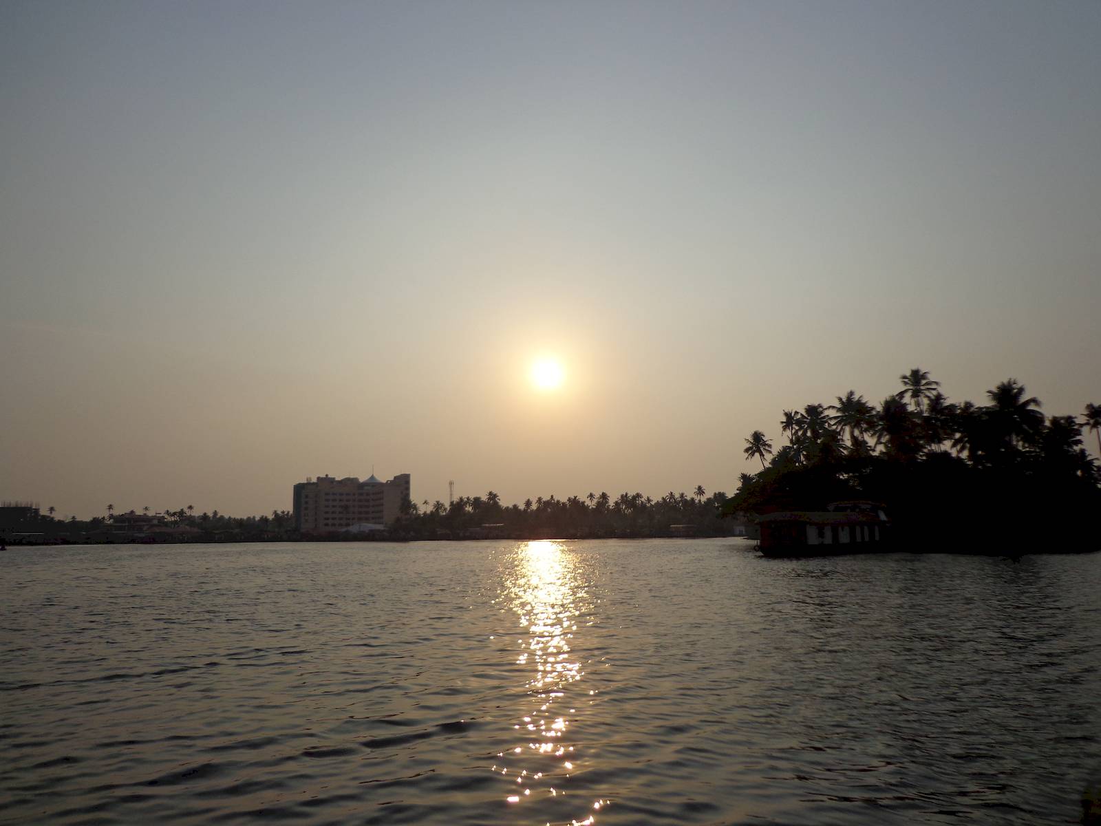 Sunset at the backwaters.