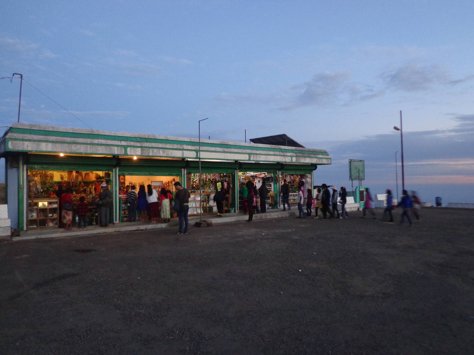 Shops at Eco Park. They are there to cater the school kids and the tourists.