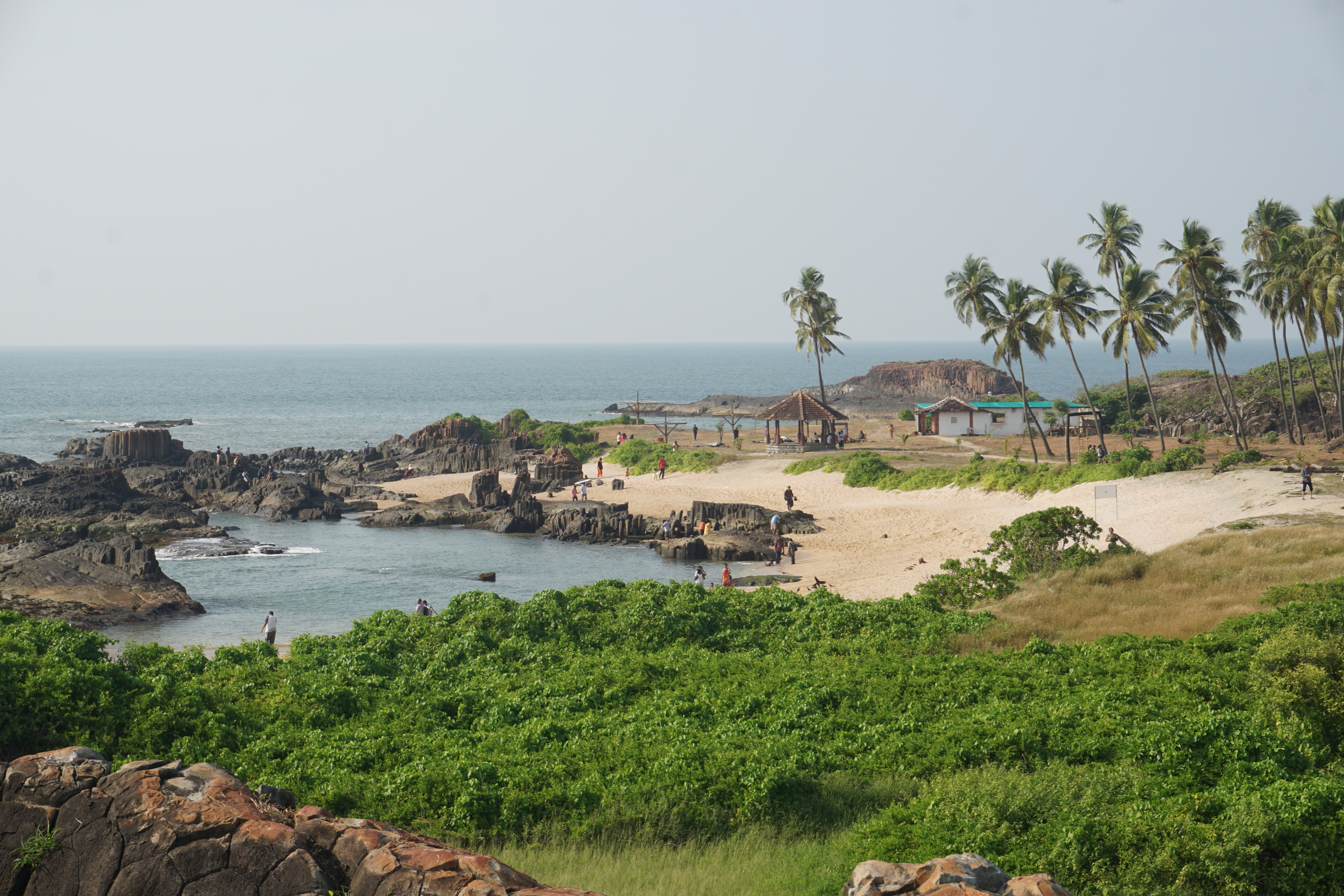 The northern and central part of the island. There is also has a small shop from where we had some fresh lime soda.