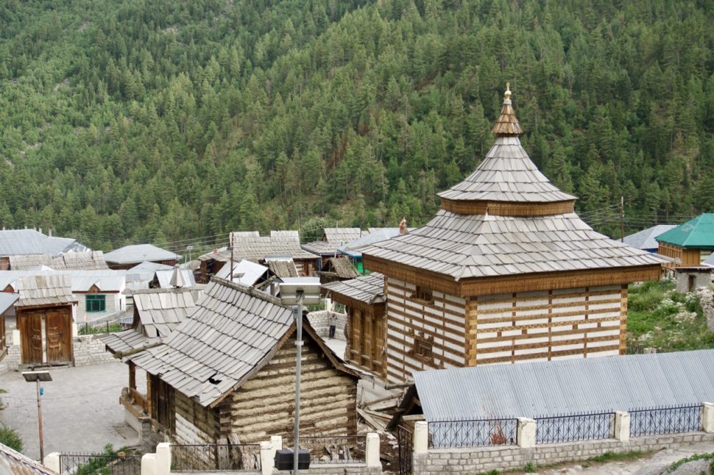 The village temple of Chitkul.