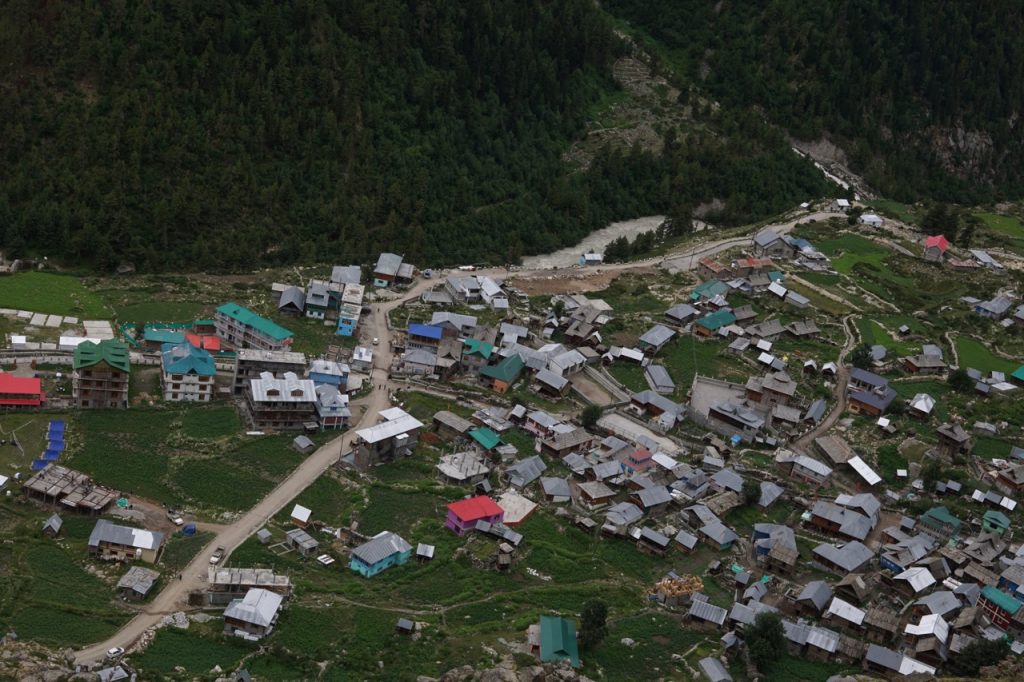 Chitkul village from Flag Hill