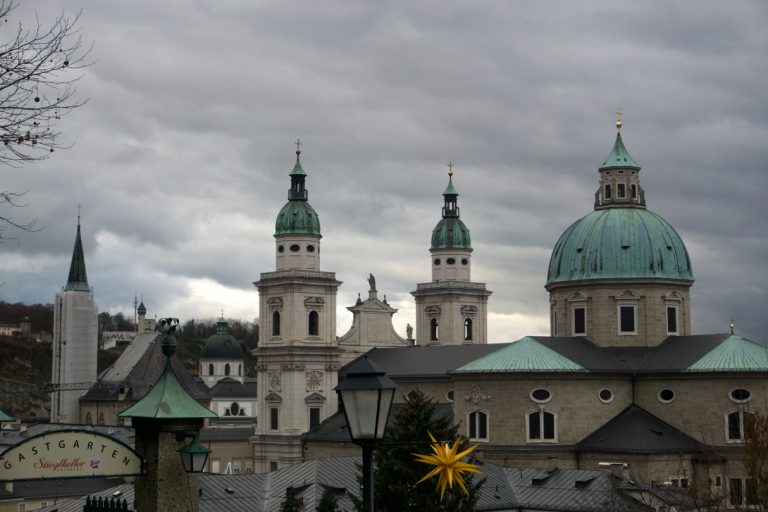 Salzburg Cathedral (a view en route to the fortress)