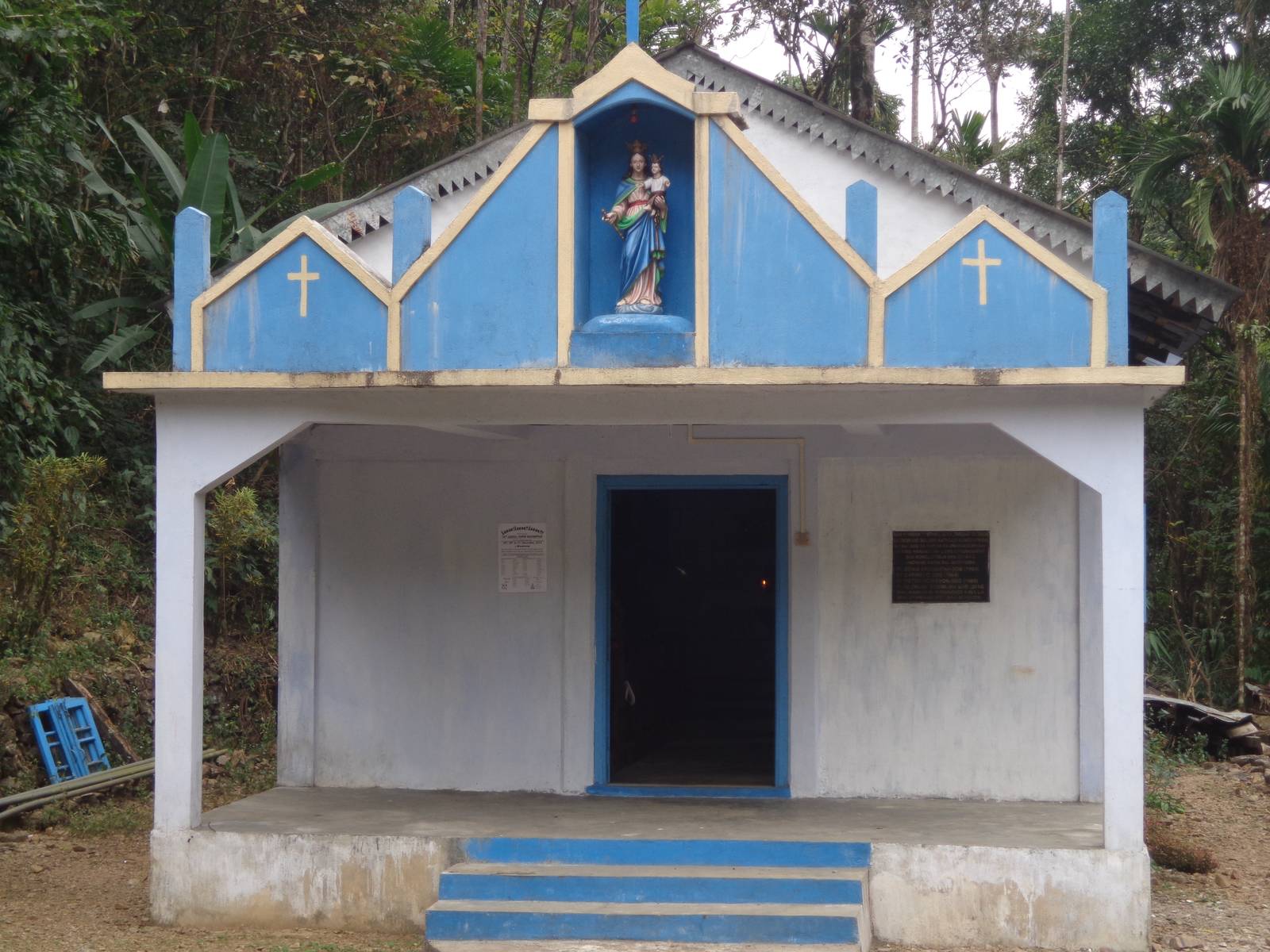 Small church like this is present in every village. We even got to see a mass since it was a Sunday.
