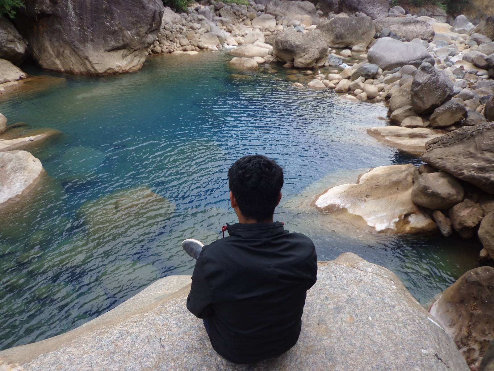 Me enjoying paradise.