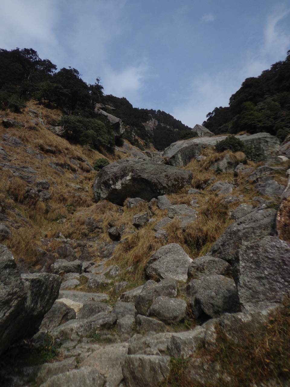 The trail becomes this steep in the last two kilometres.