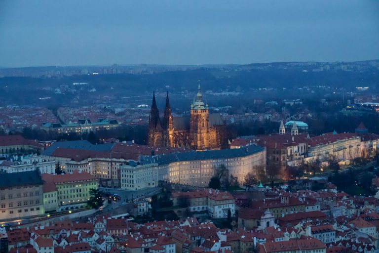 The observation tower atop the hill gives the best view of the city; especially the old city.