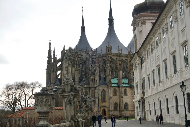 The cathedral from its entrance.