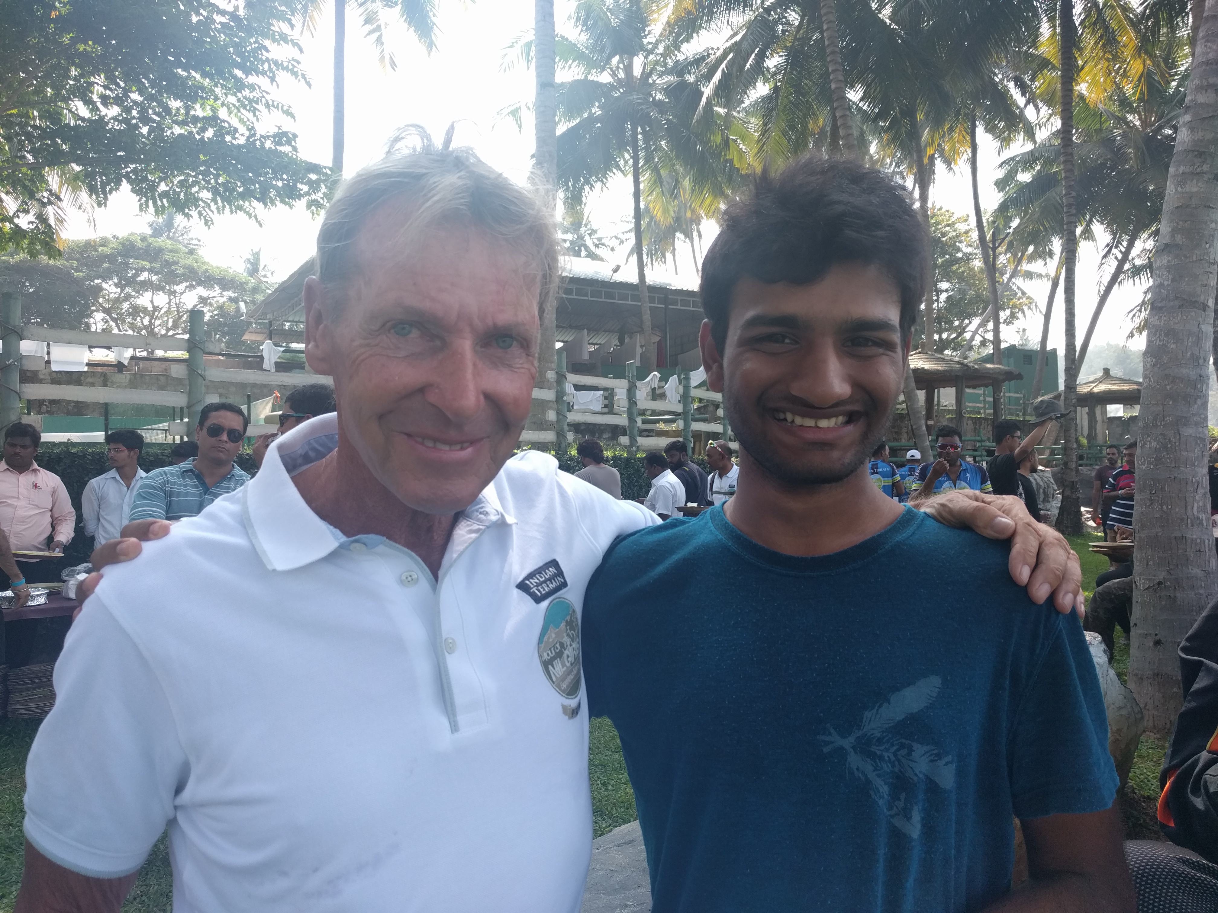 Age is just a number. Russel Bell, the oldest rider, and Siddharth Iyer Verma, the youngest one.