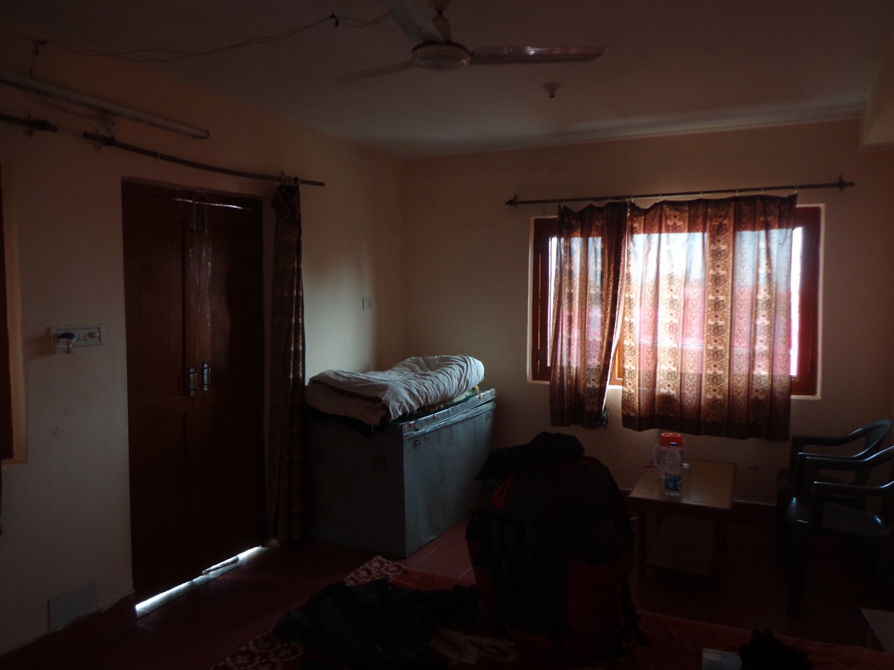 That huge trunk in the corner!