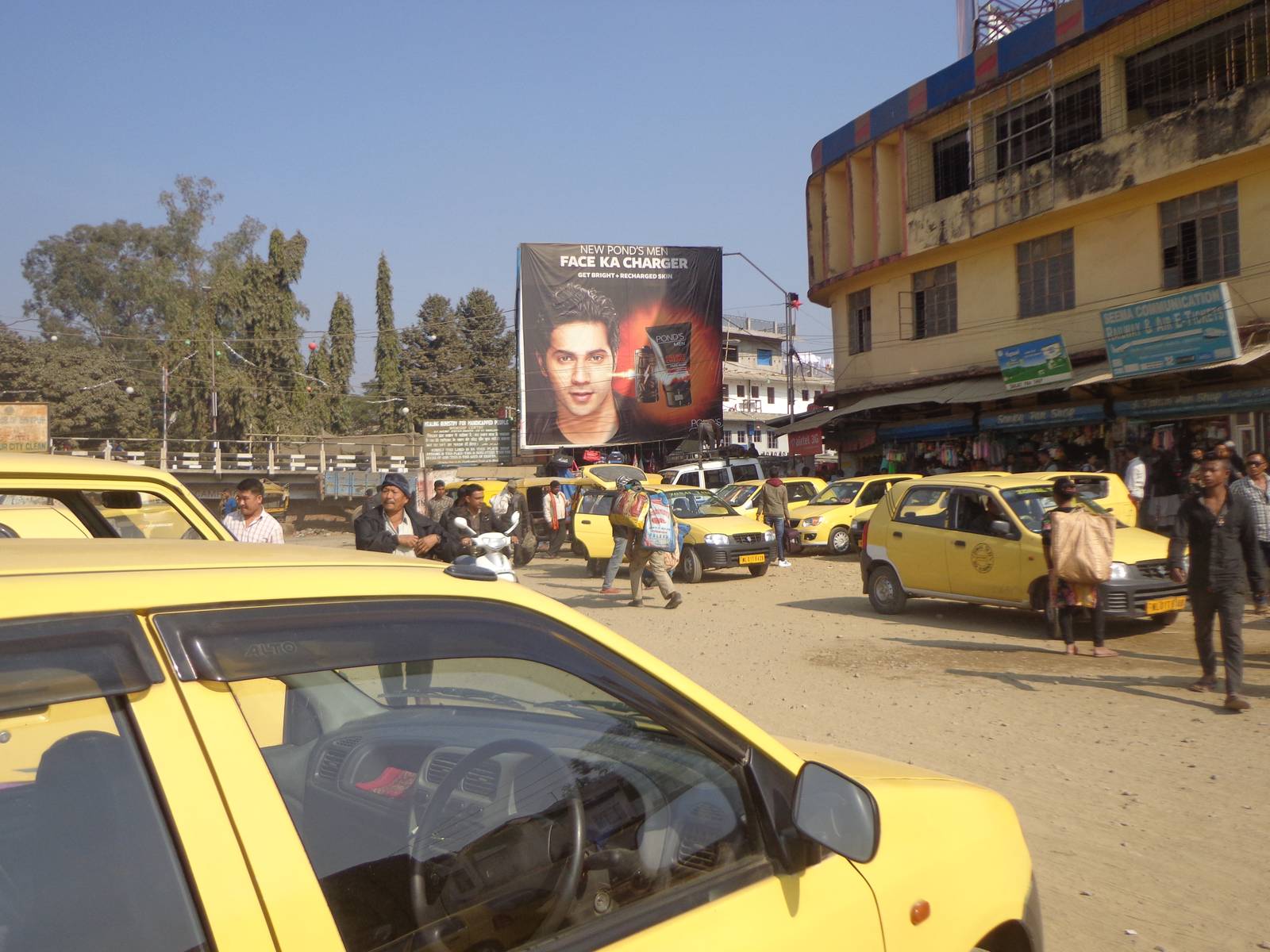 Maruti Altos registered with Kohima taxi union at Dimapur.