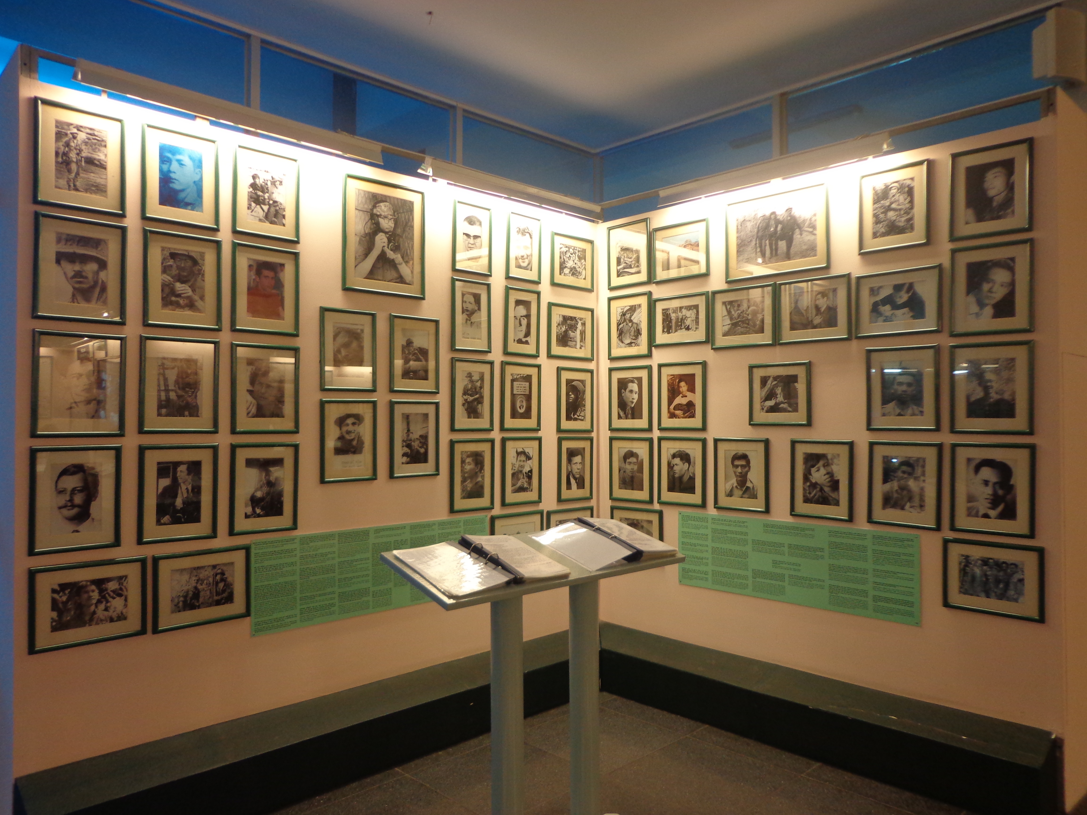 The deceased photojournalists who captured the war. A book called Requiem collects a lot of their works.