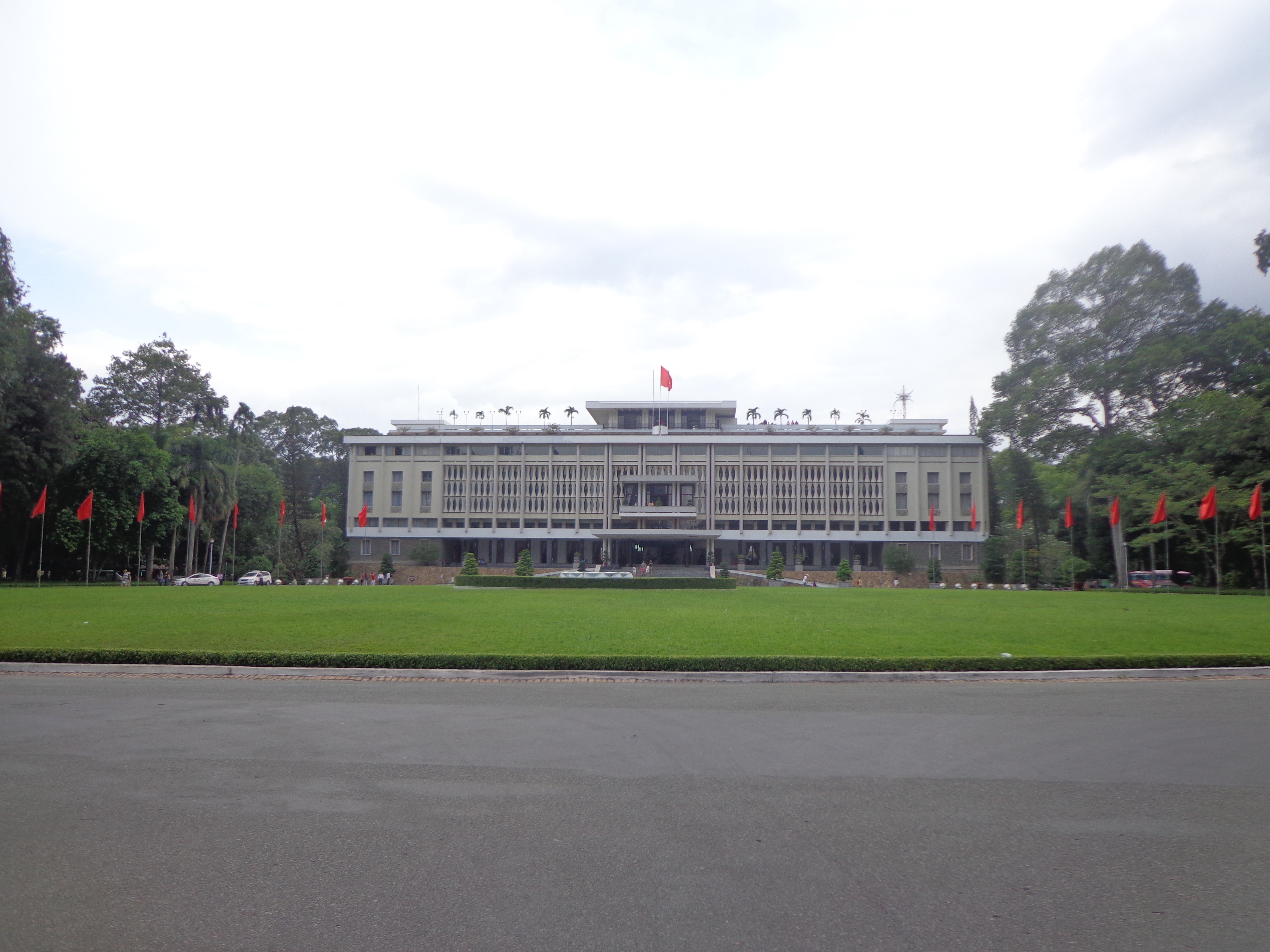The independence palace. I shot this just before the guard asked us to vacate the region near the exit gate.