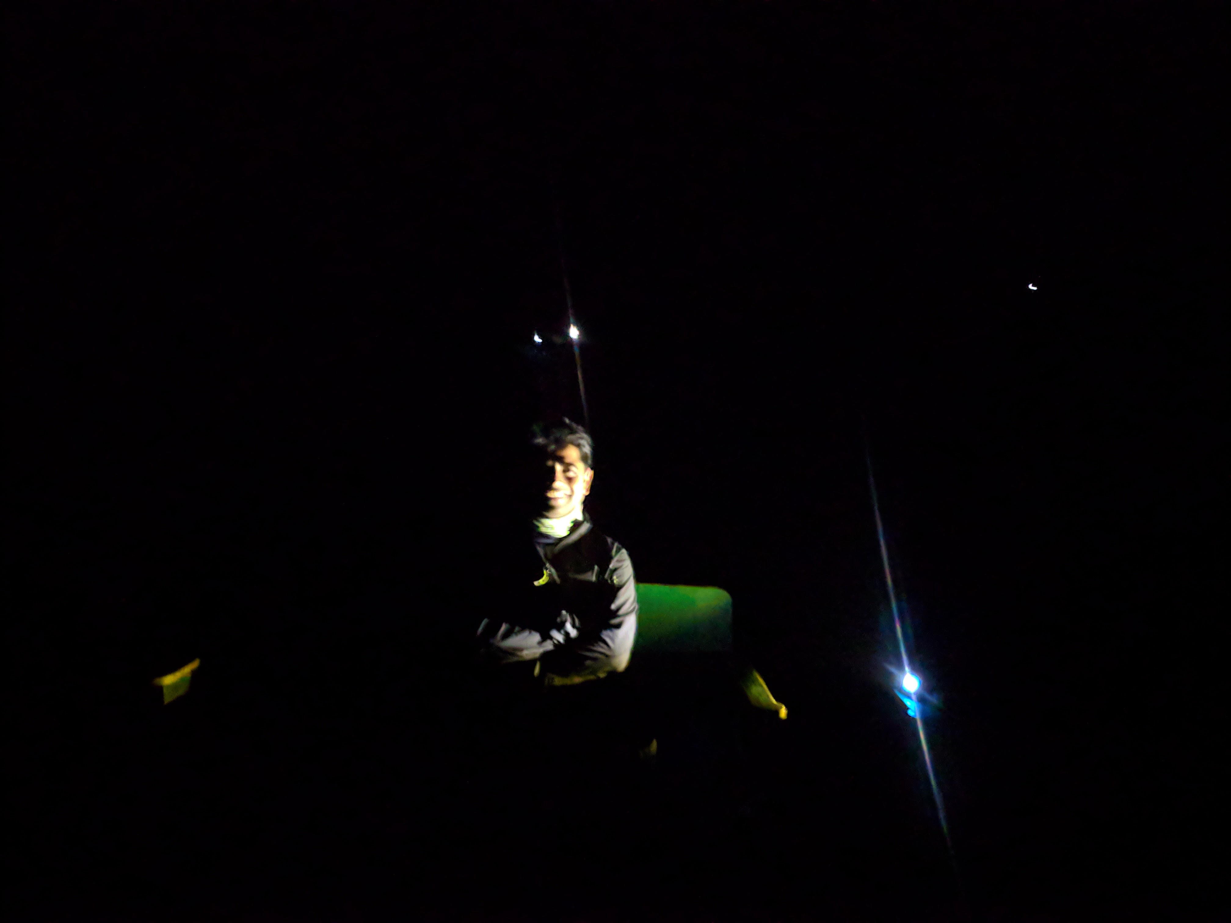 Me enjoying the chilly wind at view point.