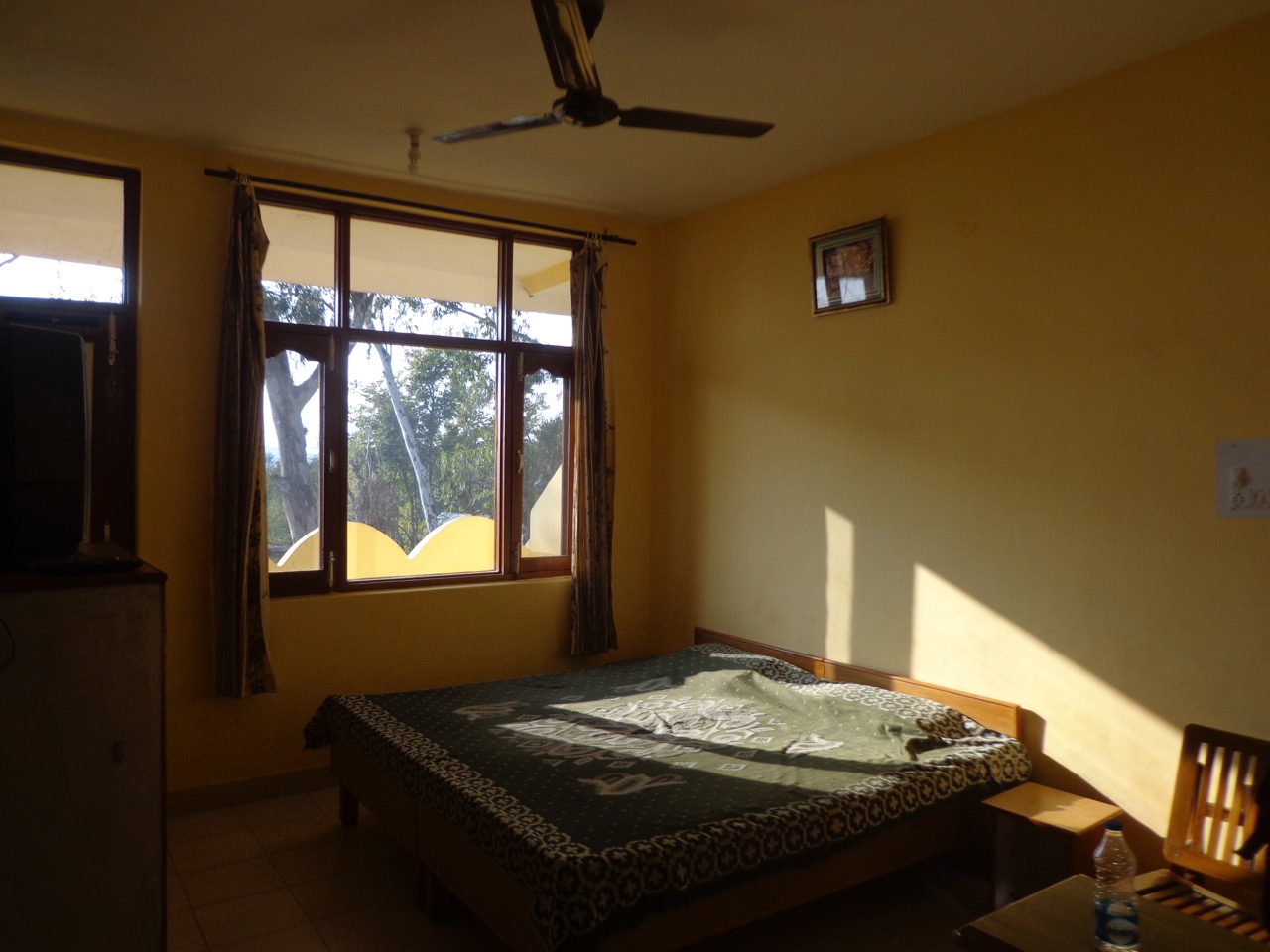 My new room was an improvement from yesterday’s hell.