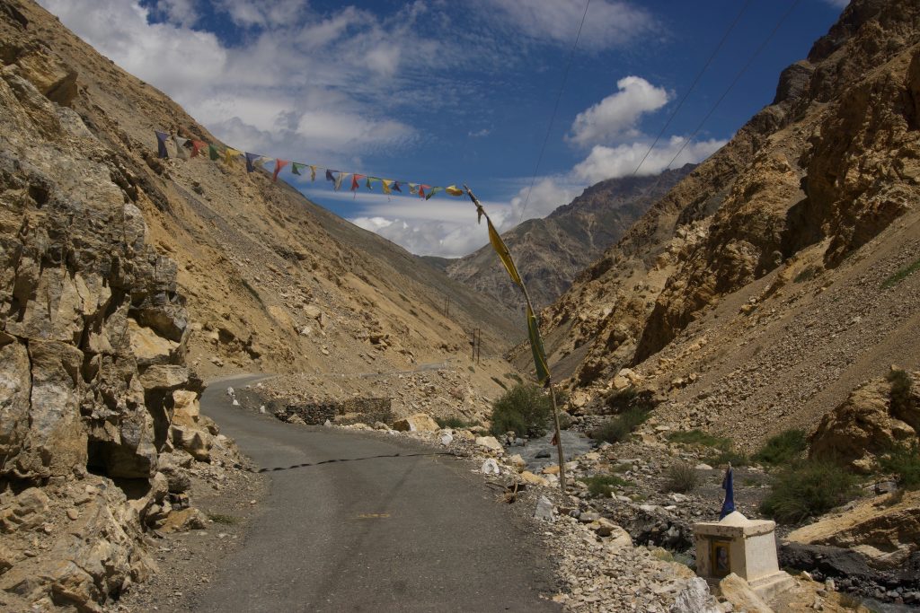 The road to Giu. It’s a lonely walk. So lonely that after sometime it felt like a meditation.