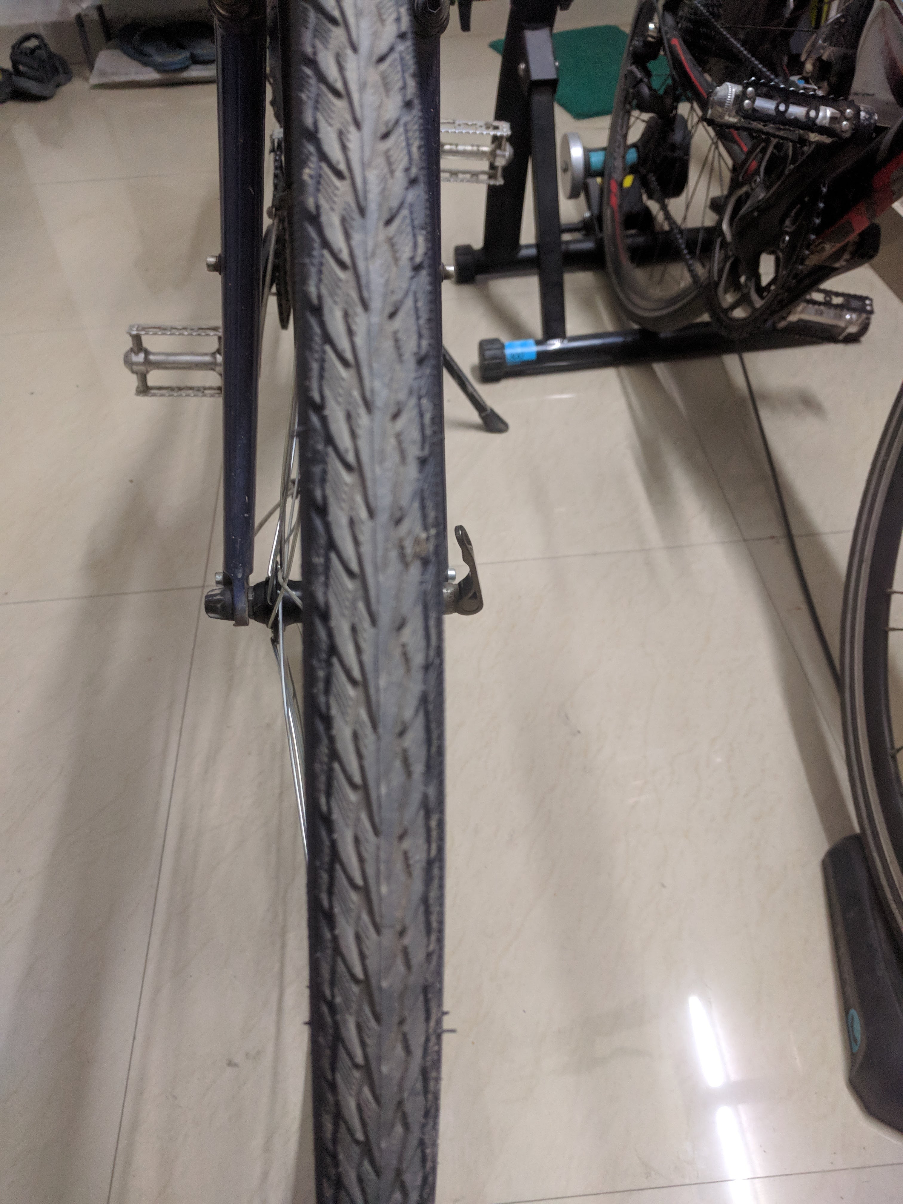 I had almost forgotten that Delta Cruisers had tread patterns on them!