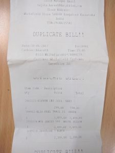 A copy of the bill