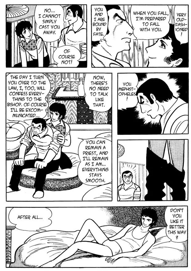 &ldquo;Bound by fate&rdquo; is a term that Yuki (the skinny one) and Garai (the boxy one) use a lot. Ultimately, that&rsquo;s the central conflict of the story. The scale is tipped towards Yuki. Garai still retains his moral compass.
